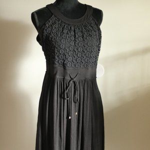 Calvin Klein Size 12 Stretchy Little Black Dress